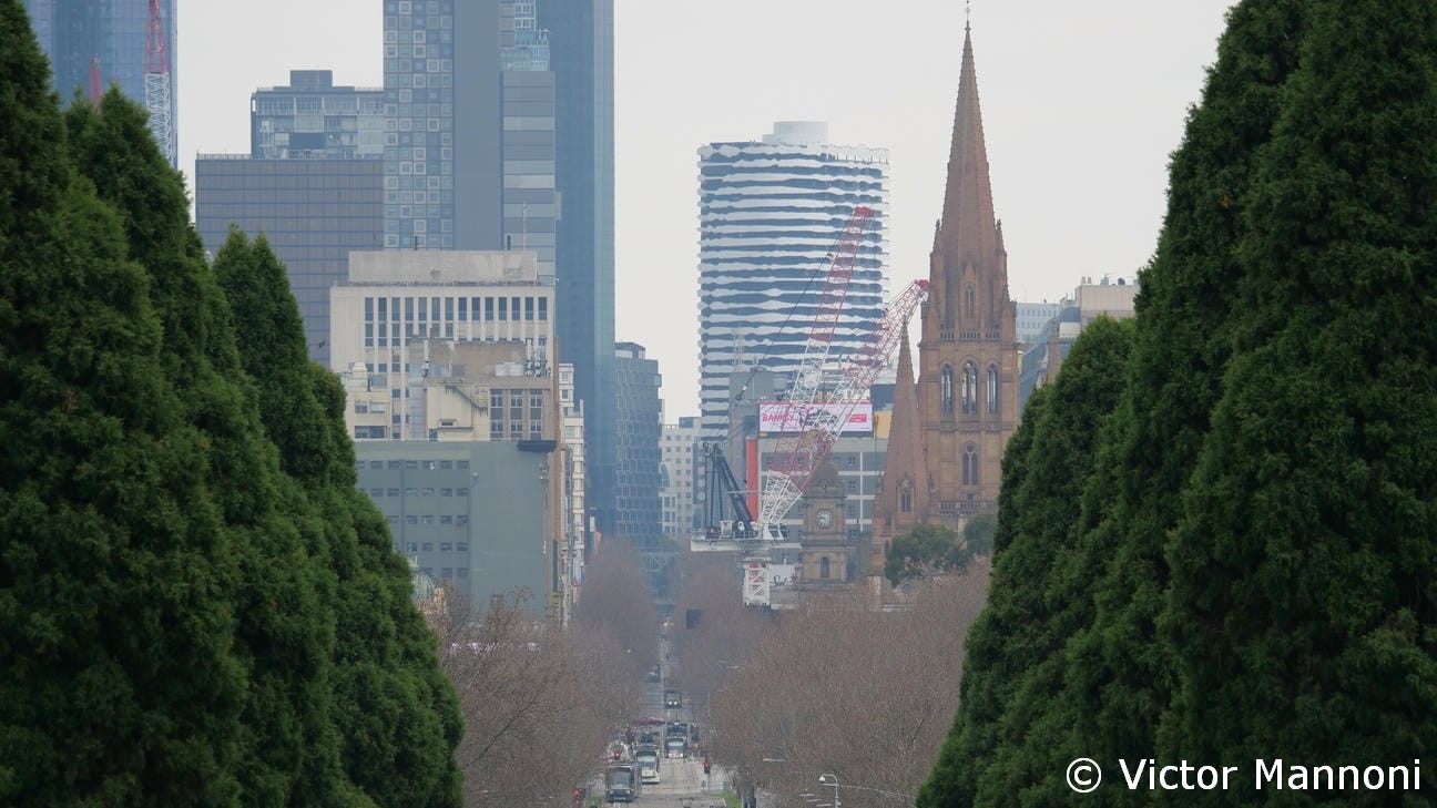 Flinders Street Station et tramway