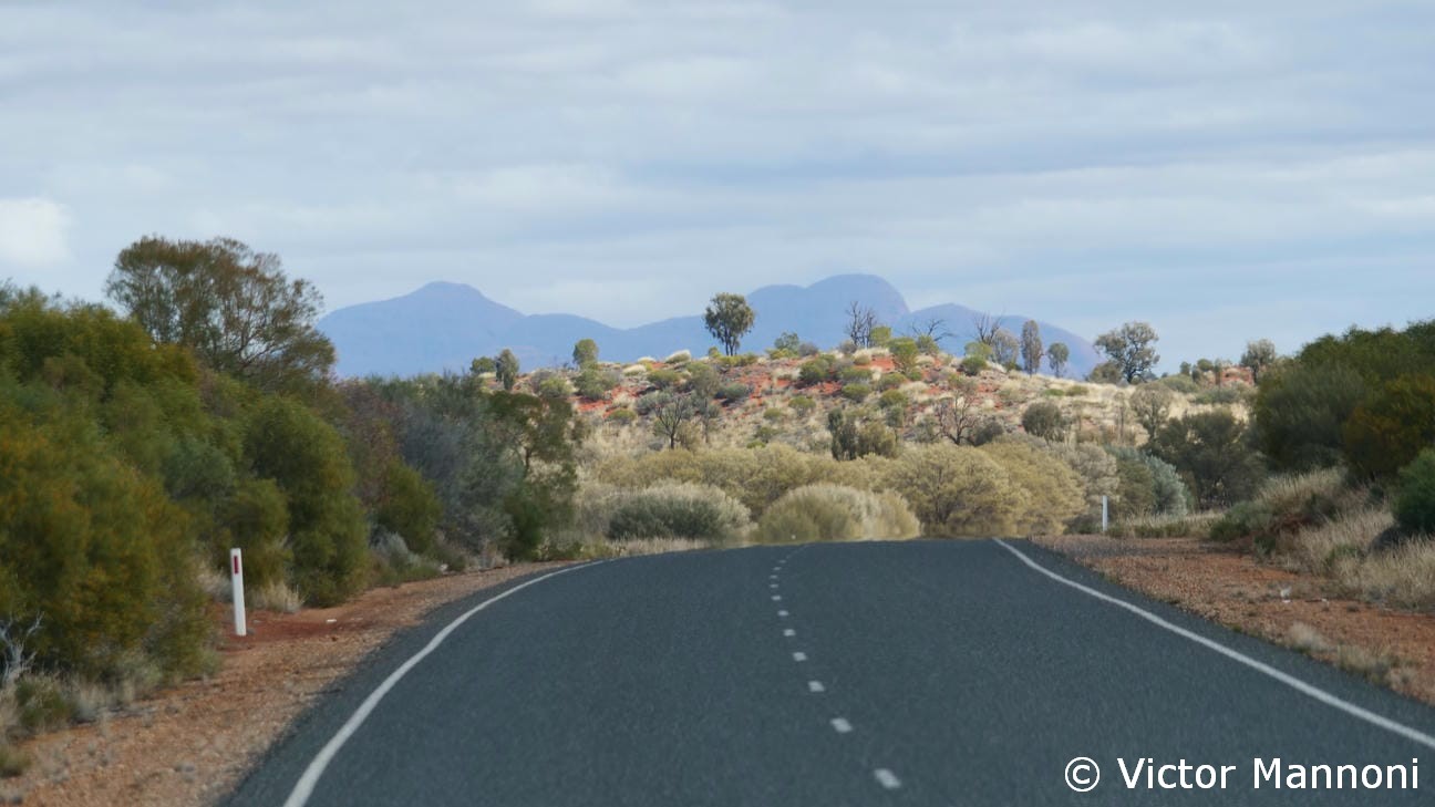 Coucher de soleil sur Uluru